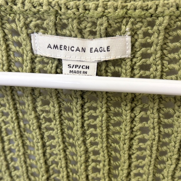 American Eagle Outfitters Olive Green Knit Cardigan - Picture 3 of 7